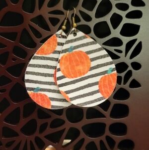 Pumpkin Earrings
